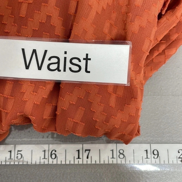 Ryegrass Dress NWT V Neck Ruffles Knee Length Foxtail Orange XX Large XXL - Picture 16 of 17